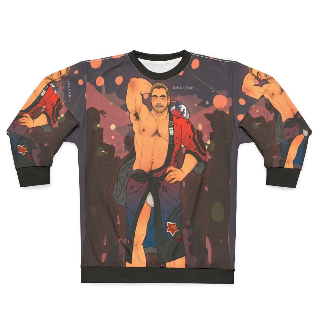 Exposed Foreigner Sweatshirt featuring modern graphic design