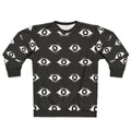 Eye pattern sweatshirt