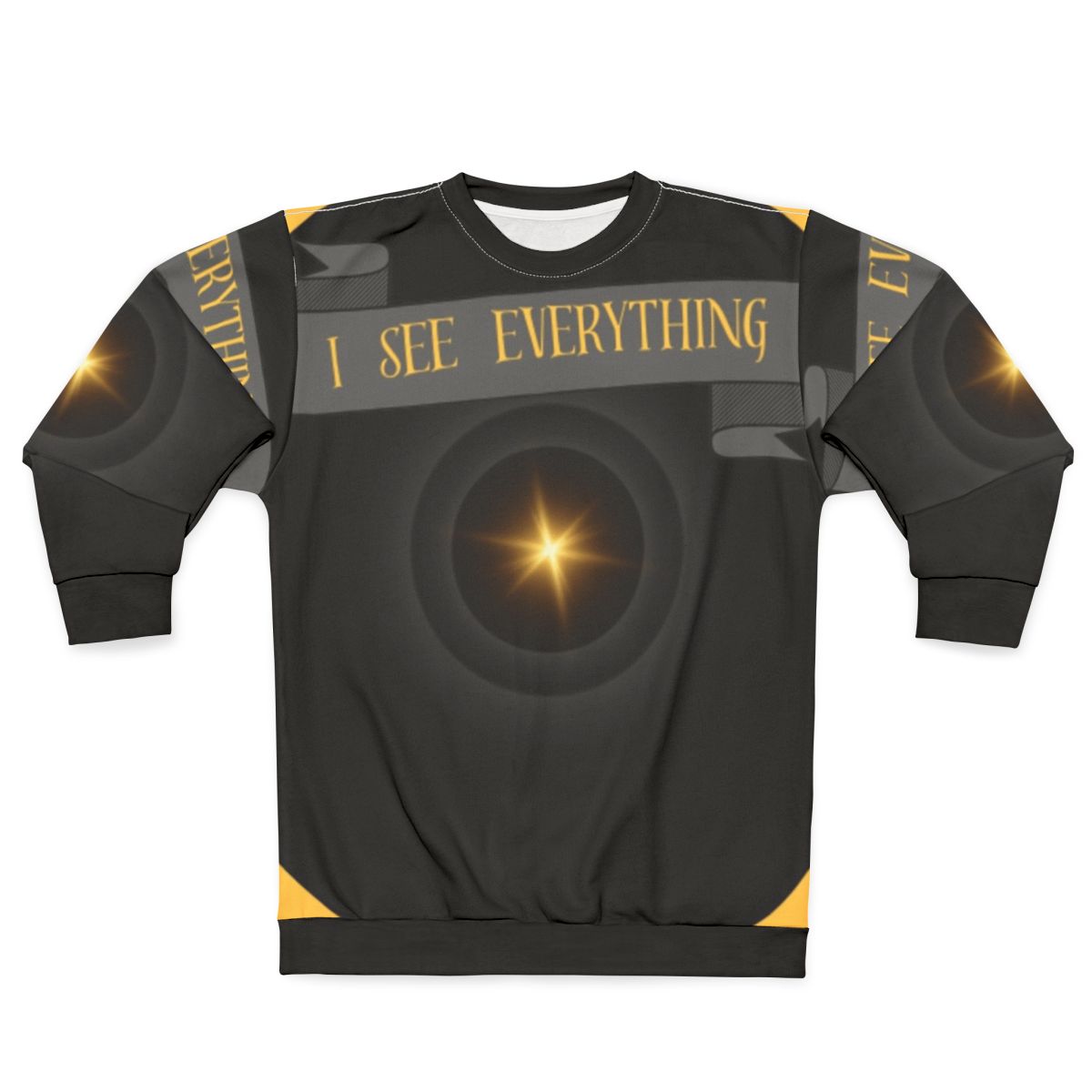 Eye print graphic sweatshirt