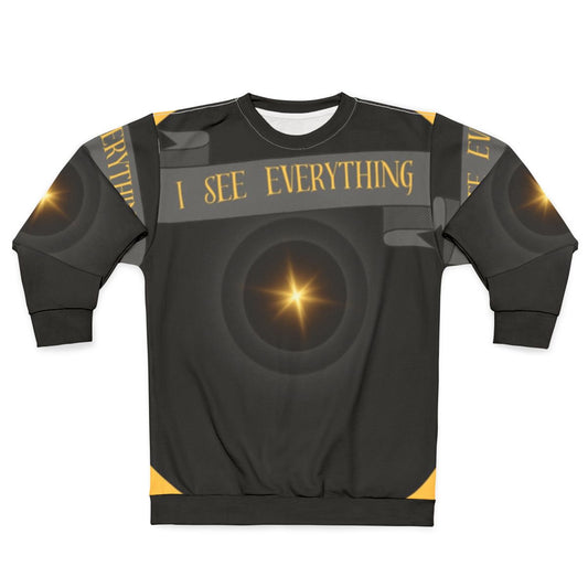 Eye print graphic sweatshirt