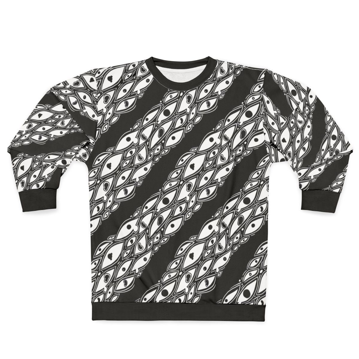 Creepy eyes ocular pattern design sweatshirt
