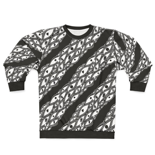 Creepy eyes ocular pattern design sweatshirt