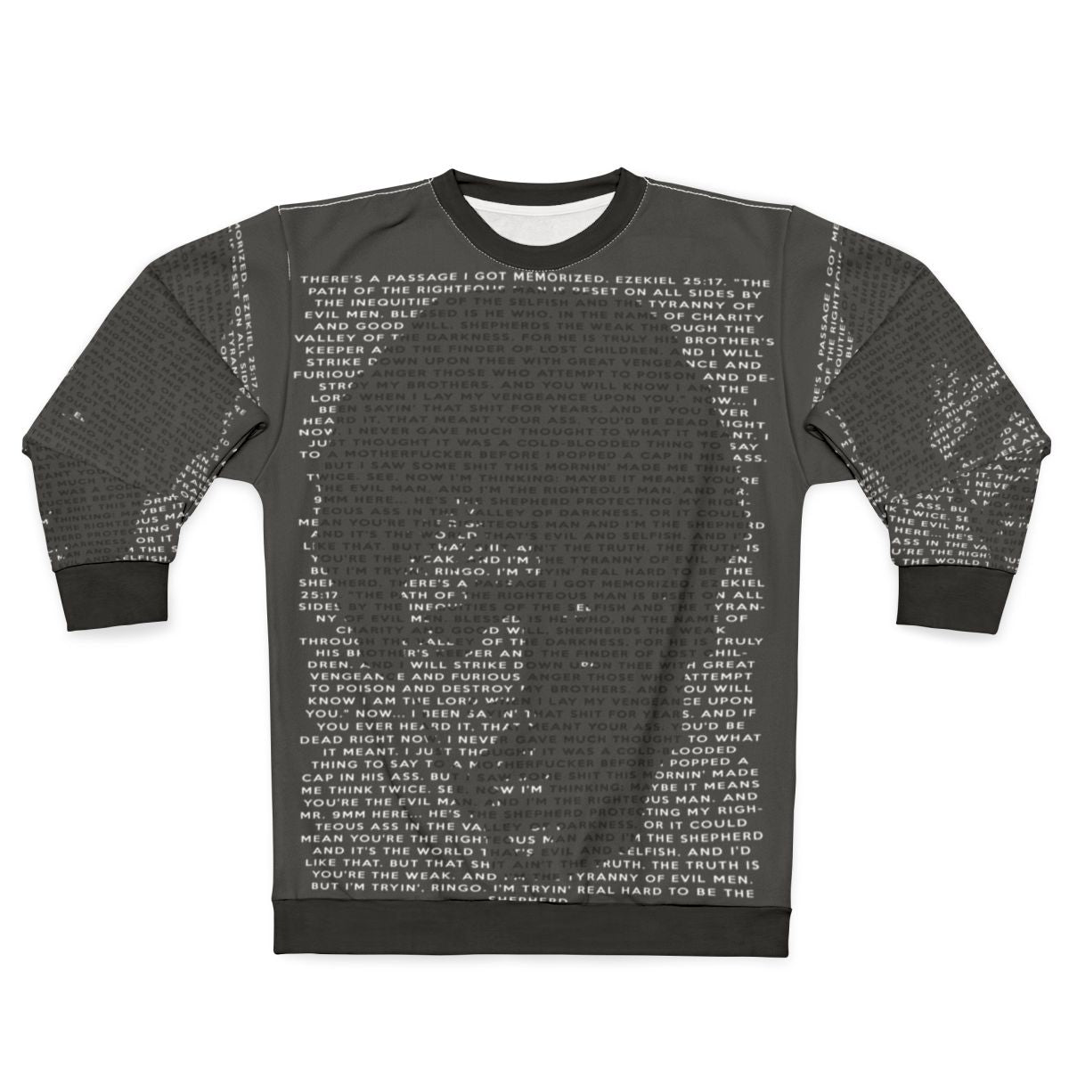 Ezekiel 25:17 Pulp Fiction Sweatshirt