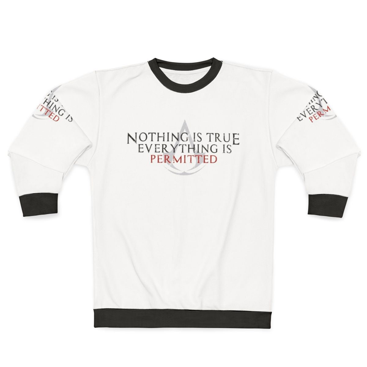 Ezio Creed Assassin's Creed Game Sweatshirt with iconic phrases