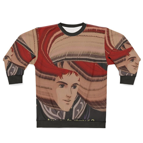 Anime Frustration Sweatshirt with sci-fi design