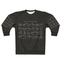 Formula 1 Race Tracks White Stencil Sweatshirt
