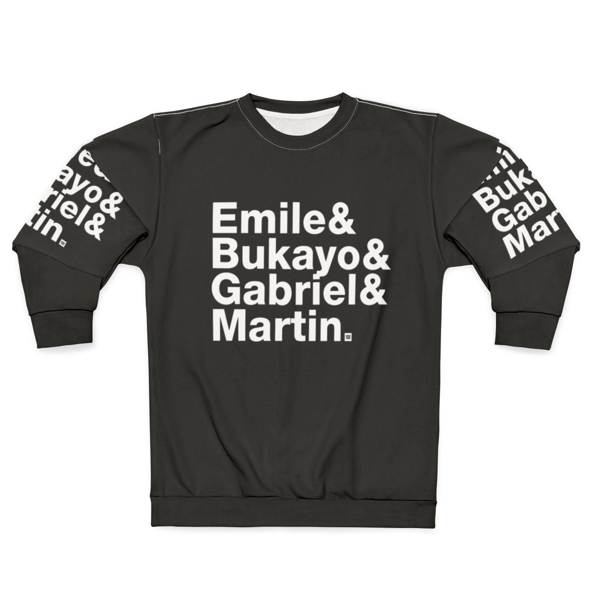 Fab Four White Type Arsenal Sweatshirt