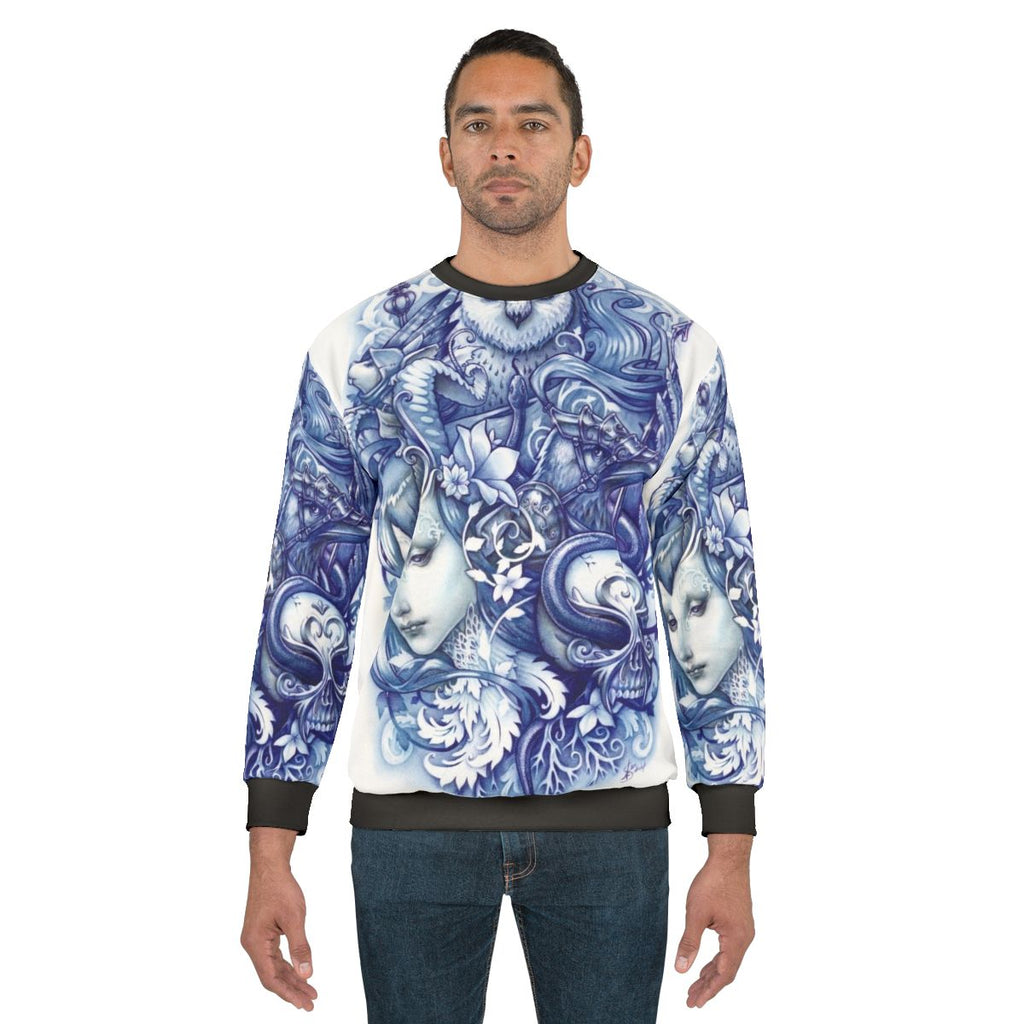 Fables Sweatshirt with Traditional Animal Designs