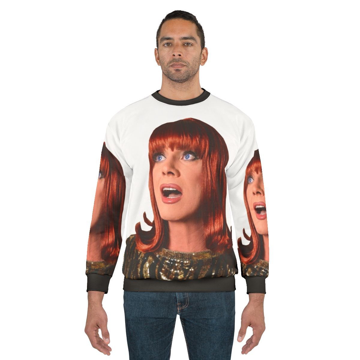 Coco Peru Sequin Sweatshirt for Gay Pride and Drag Queen Fans