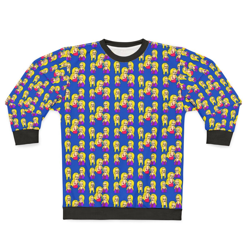 Faces of Lola Big Mouth Netflix Art Sweatshirt