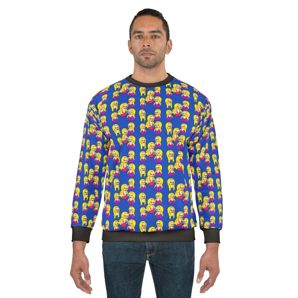 Faces of Lola Big Mouth Netflix Art Sweatshirt