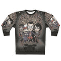 Stranger Things Demogorgon Sweatshirt - Retro 80s Sci-Fi Horror Design