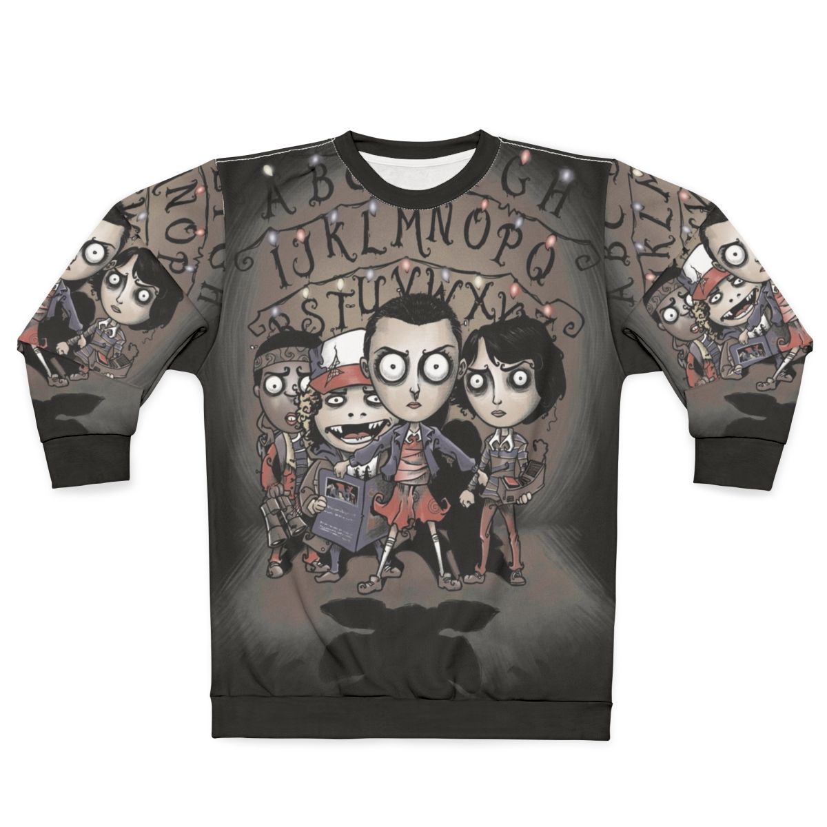 Stranger Things Demogorgon Sweatshirt - Retro 80s Sci-Fi Horror Design