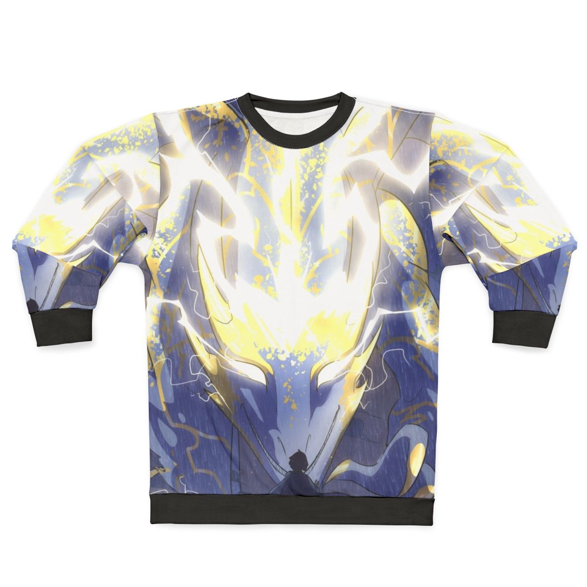 Facing the Storm Aurora Sweatshirt with Dragon Webcomic Design