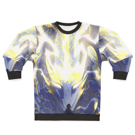 Facing the Storm Aurora Sweatshirt with Dragon Webcomic Design