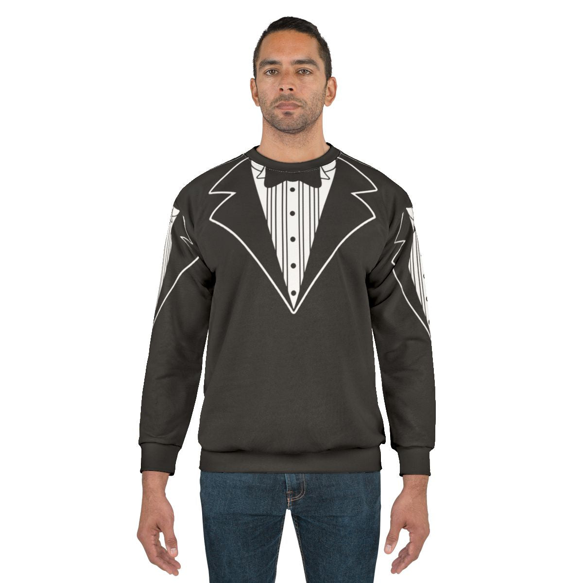 Fake Tuxedo Sweatshirt