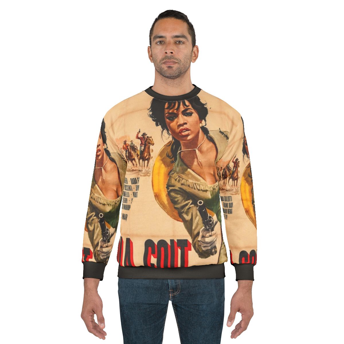 Vintage Falana Hold The Guns Sweatshirt featuring classic music and comedy inspired design