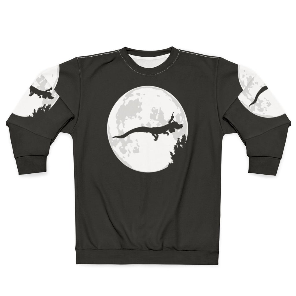 Falkor Moon Sweatshirt - Retro 80s Fantasy Movie Mashup