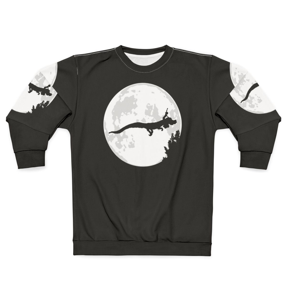 Falkor Moon Sweatshirt - Retro 80s Fantasy Movie Mashup