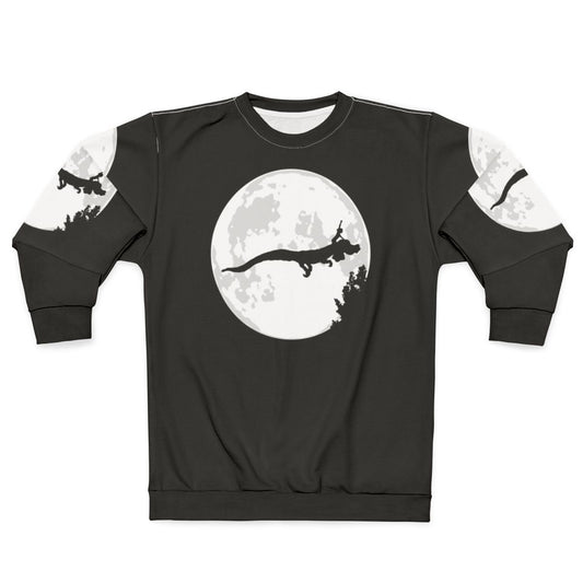 Falkor Moon Sweatshirt - Retro 80s Fantasy Movie Mashup