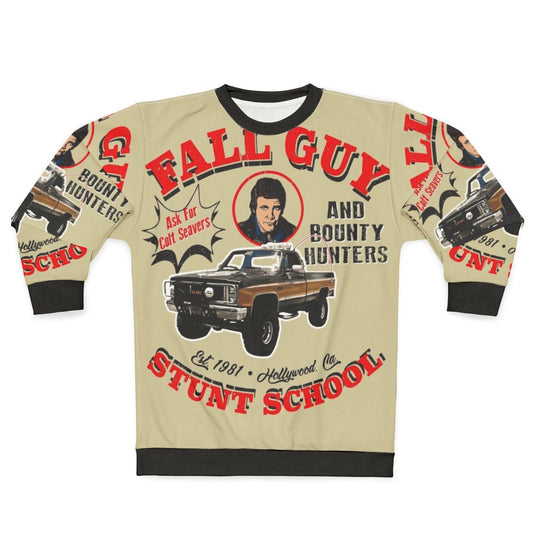 The Fall Guy 80s TV Show Bounty Hunters Stunt School Sweatshirt