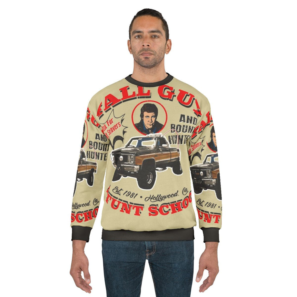 The Fall Guy 80s TV Show Bounty Hunters Stunt School Sweatshirt