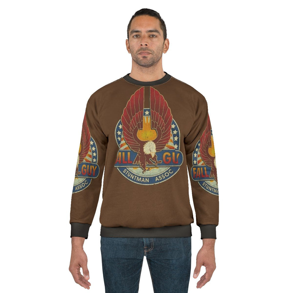 Vintage Retro Fall Guy Stuntman Association Sweatshirt