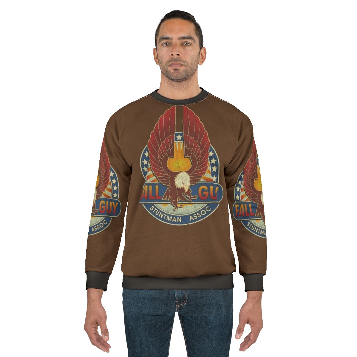 Vintage Retro Fall Guy Stuntman Association Sweatshirt
