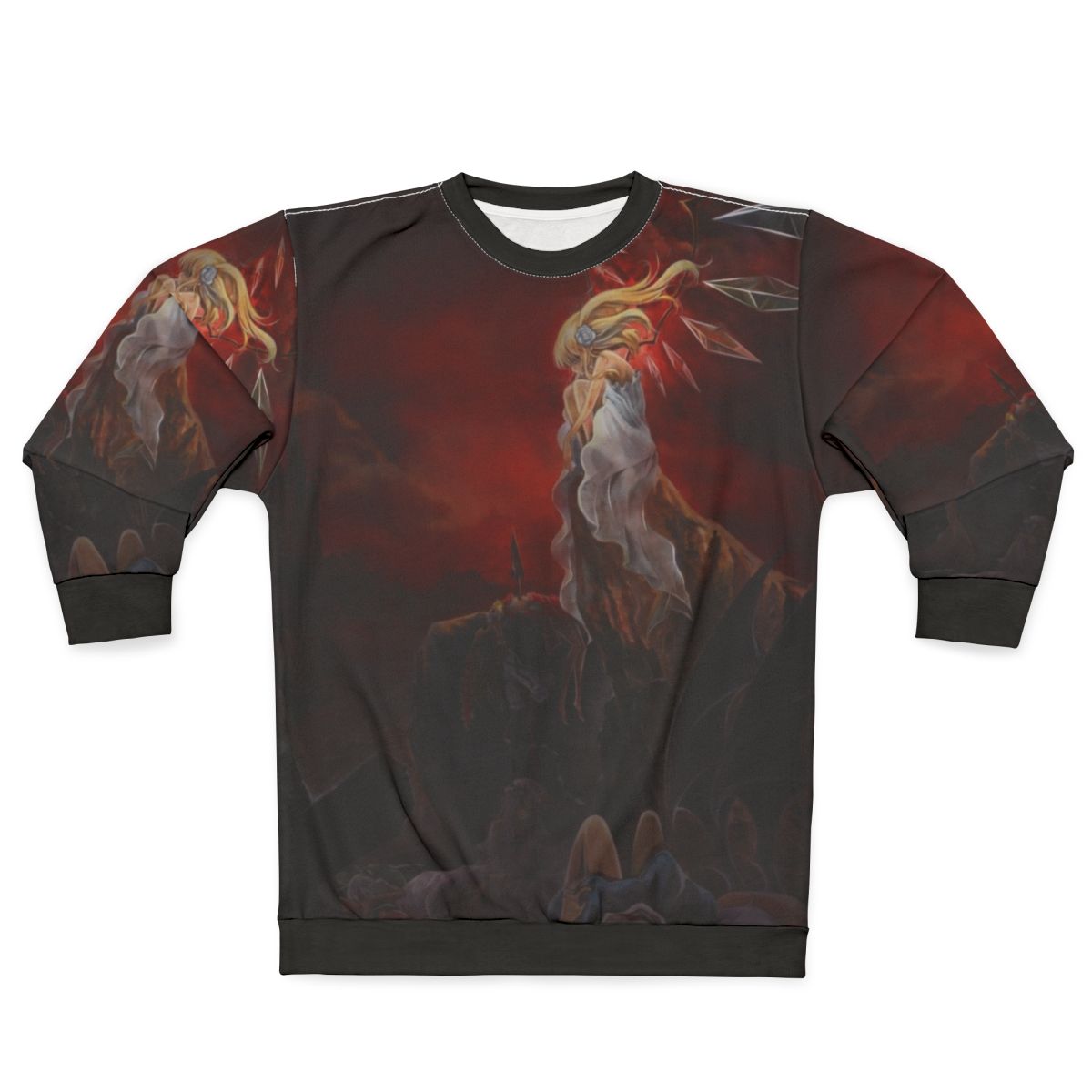 Gothic anime "Fall of the Angels" sweatshirt