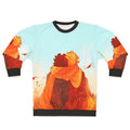 Cozy autumn fall sweatshirt with elentori and billdip design