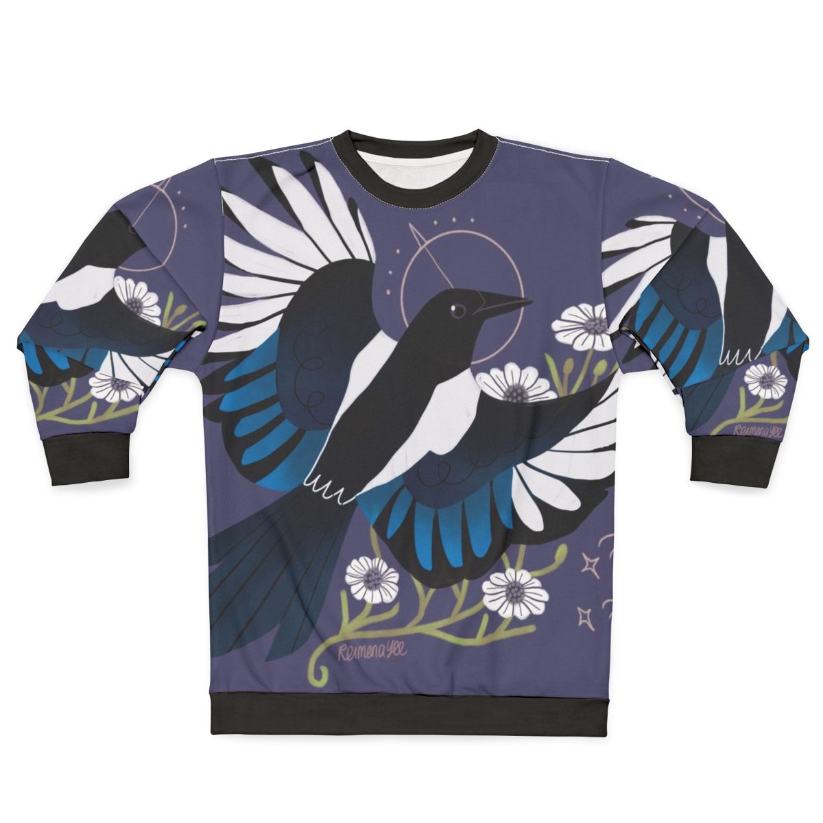Enchanting European Magpie Bird Sweatshirt