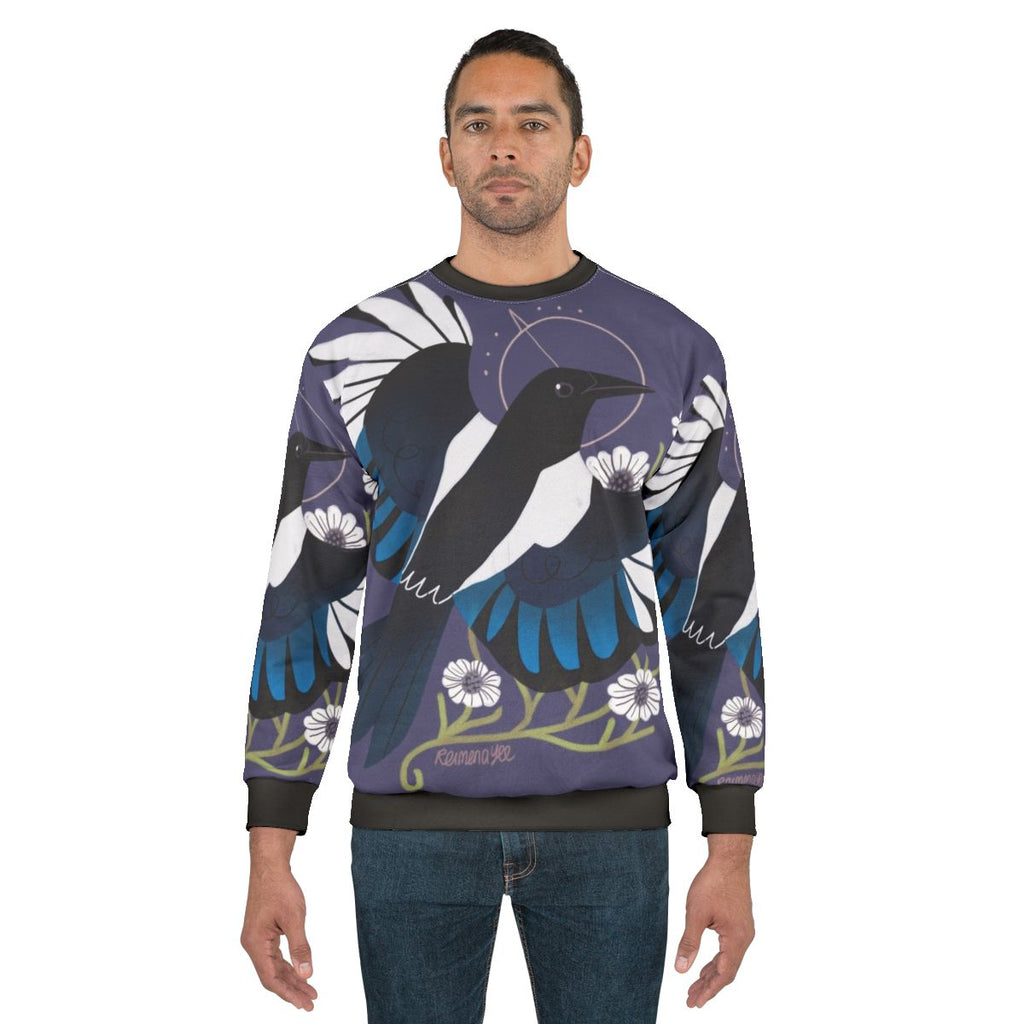Enchanting European Magpie Bird Sweatshirt