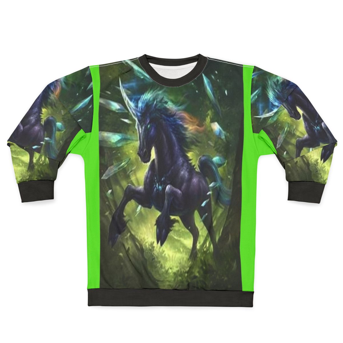 Legendary Black Unicorn Fantasy Sweatshirt