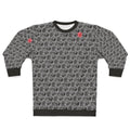 Fantasy dice pattern dungeons and dragons sweatshirt