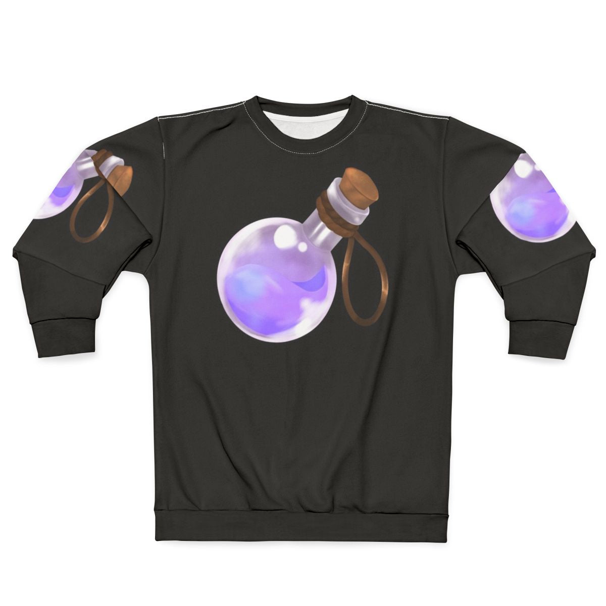 Enchanting fantasy potion sweatshirt for RPG gamers