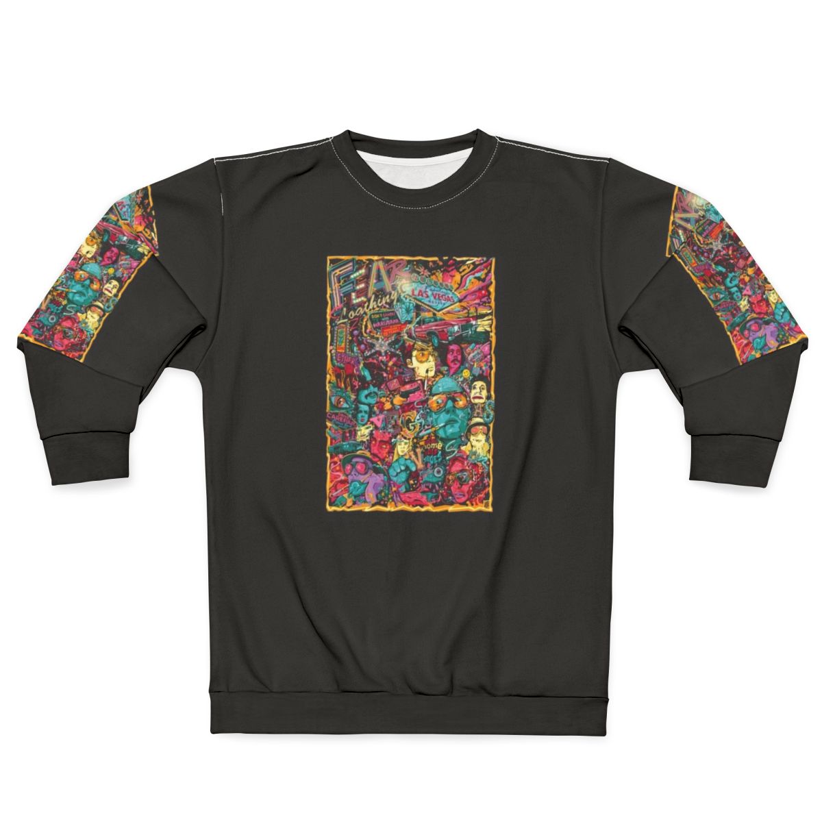 Iconic 'Fear and Loathing in Las Vegas' Sweatshirt featuring Hunter S. Thompson's Gonzo Journalism