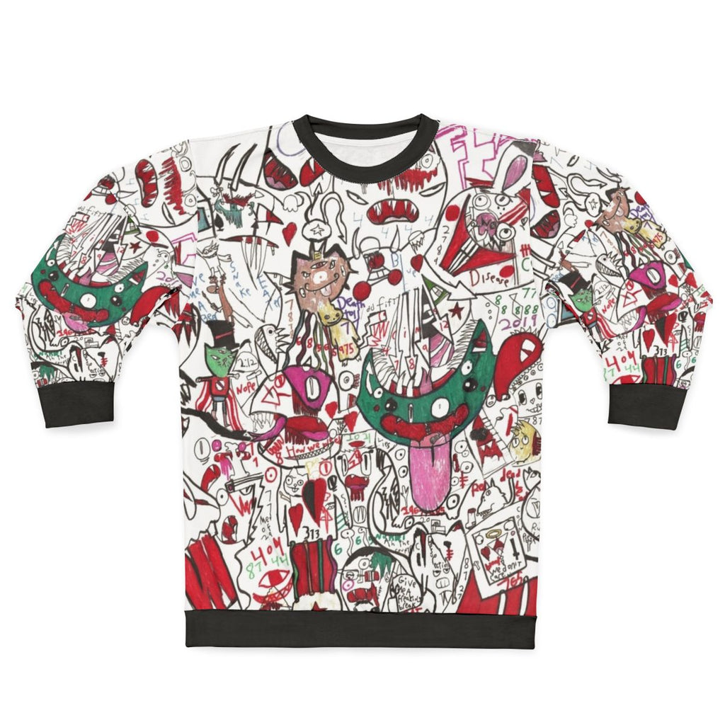 Fear City psychedelic art sweatshirt