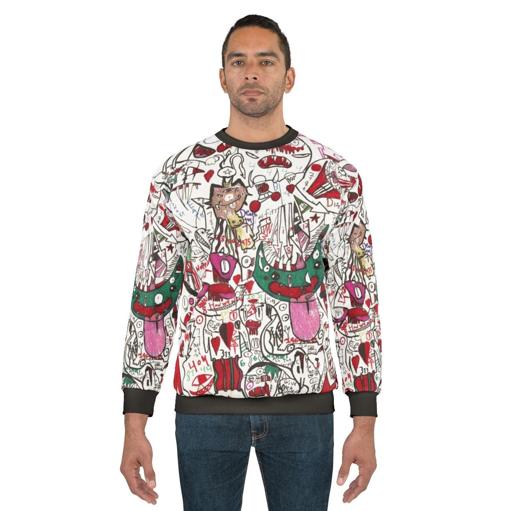Fear City psychedelic art sweatshirt