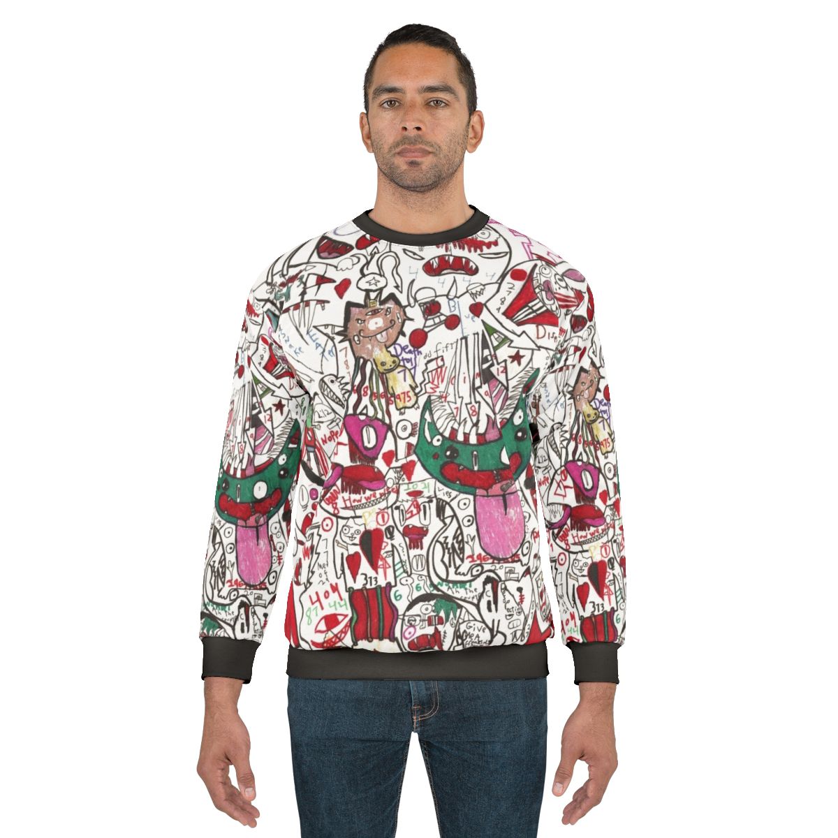 Fear City psychedelic art sweatshirt
