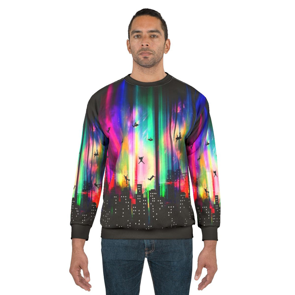 Neon urban gravity sweatshirt