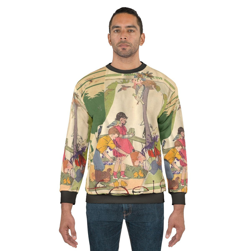Feels Animal Print Sweatshirt