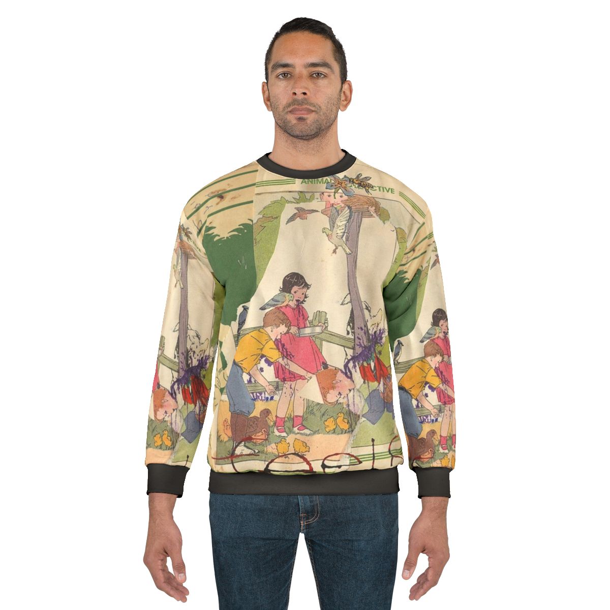 Feels Animal Print Sweatshirt