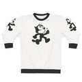 Vintage Felix the Cat sweatshirt with classic black cat cartoon graphic