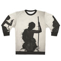 Powerful female samurai onna bugeisha warrior woman in Japanese art style sweatshirt