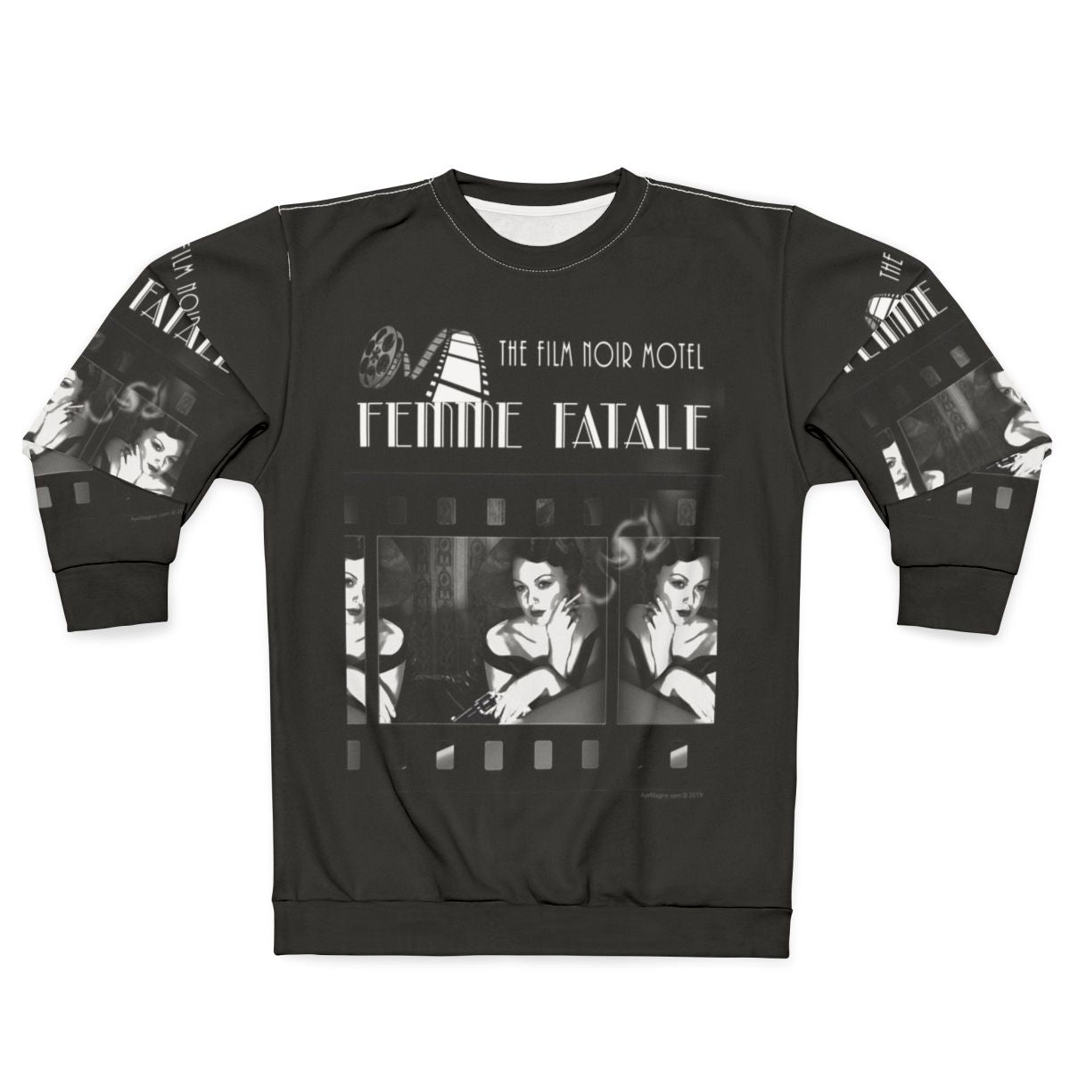 Femme Fatale Film Noir Sweatshirt