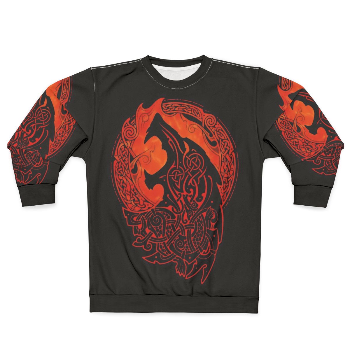 Fenrir Norse Mythology Wolf Sweatshirt