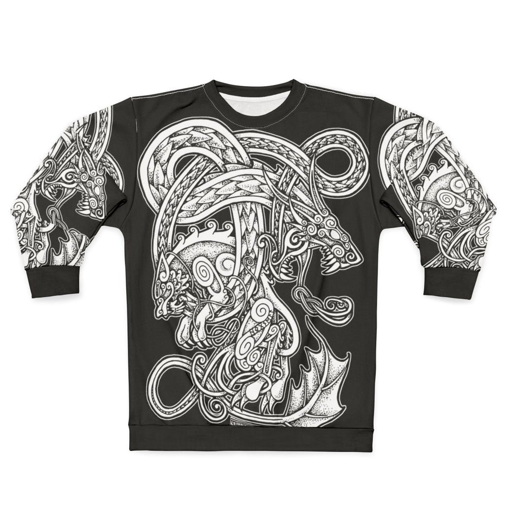 Fenrir and Jörmungandr Norse Mythology Sweatshirt