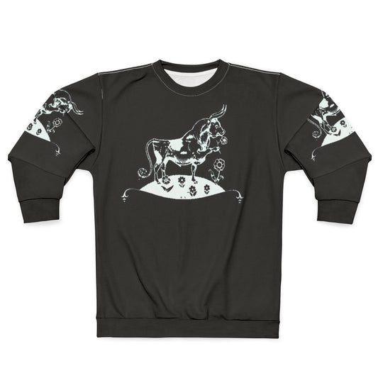 Elliott Smith Inspired Ferdinand The Bull White Sweatshirt