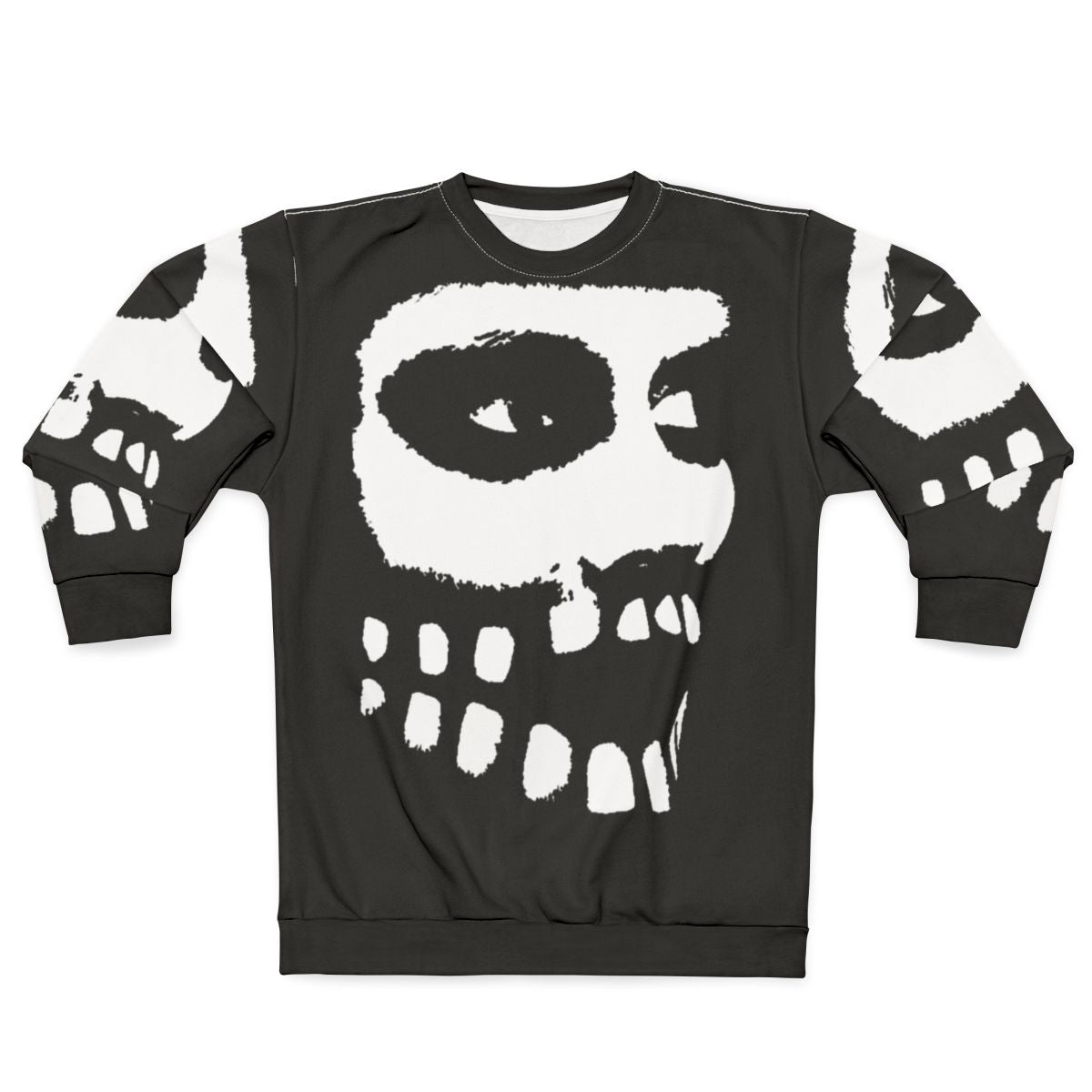 Fever Ray Sweatshirt featuring a black and white face paint design