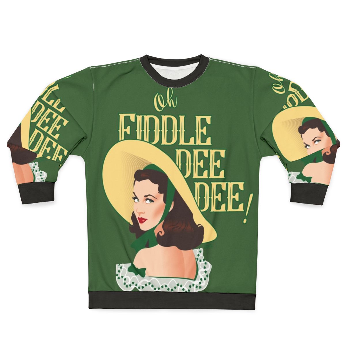 Fiddle Dee Dee Sweatshirt with Hollywood Fashion and Alejandro Mogollo Art